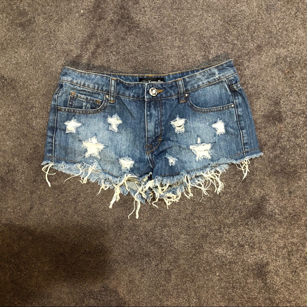 4th of July star Jean shorts